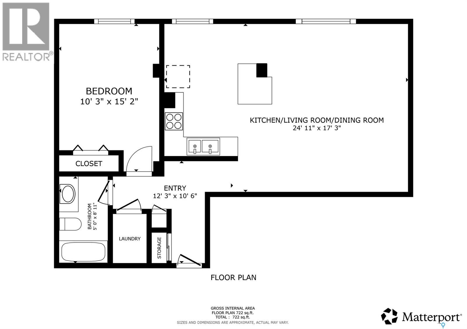 1604 320 5th Avenue, Saskatoon, Saskatchewan  S7K 2P5 - Photo 44 - SK037604