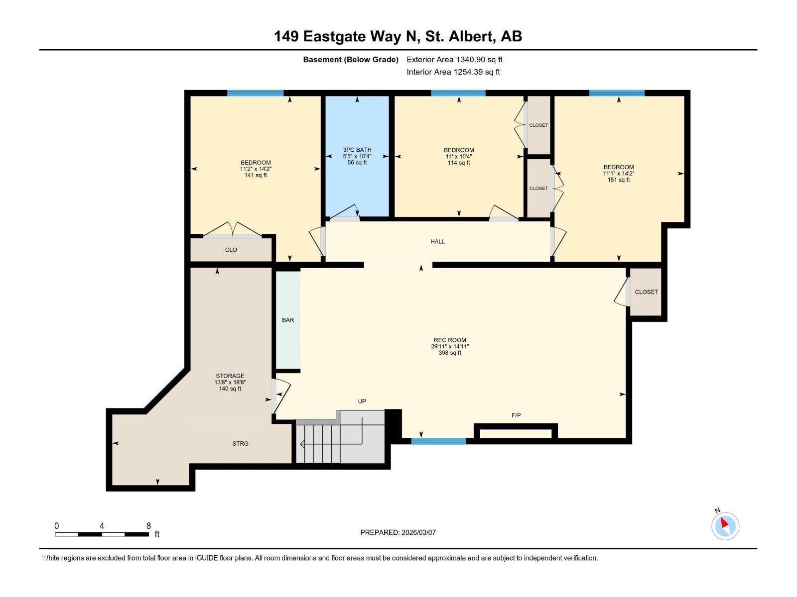 149 Eastgate Way, St. Albert, Alberta  T8N 4H2 - Photo 65 - E4483593