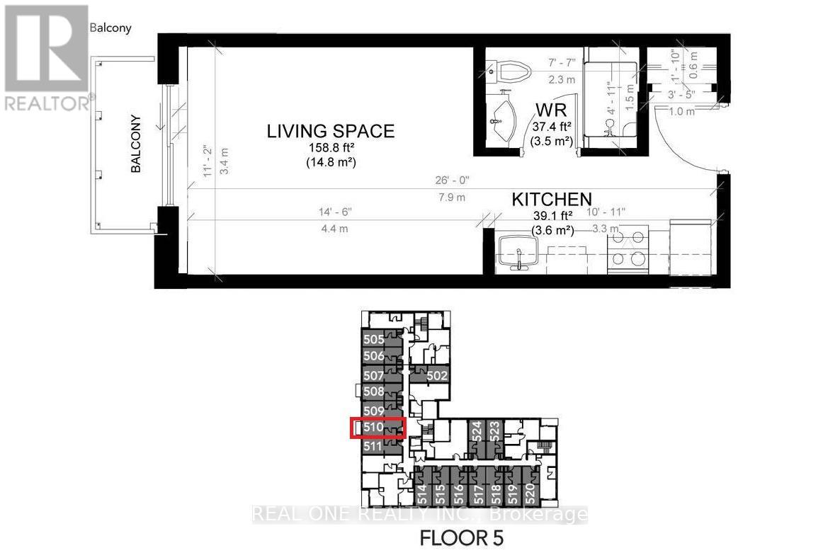 510 - 77 Leland Street, Hamilton, Ontario  L8S 3A1 - Photo 2 - X13217642