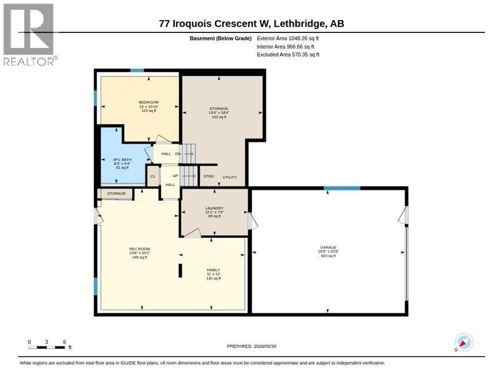 77 Iroquois Crescent W, Lethbridge, Alberta  T1K 5J3 - Photo 47 - A2316274