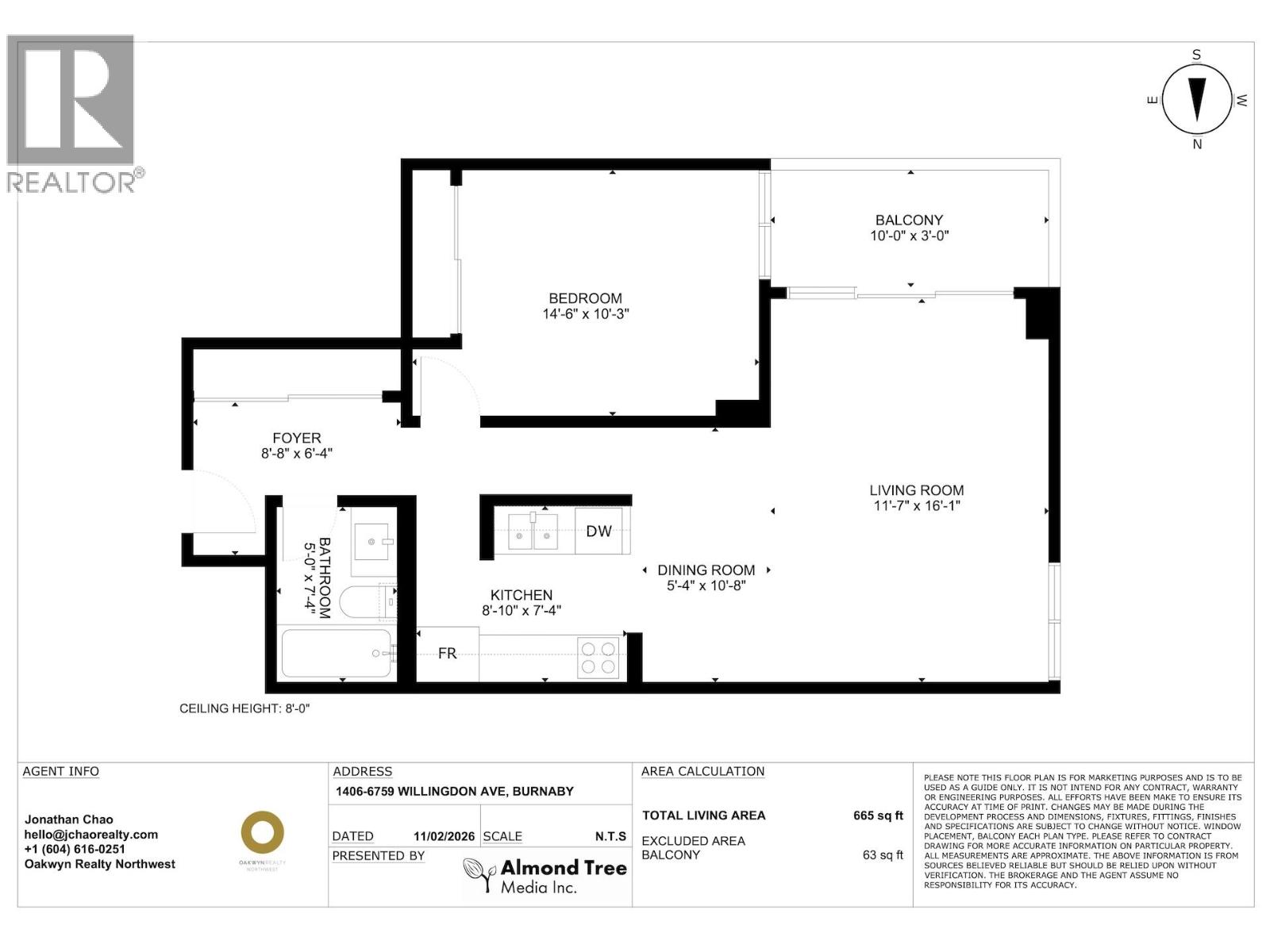 1406 6759 Willingdon Avenue, Burnaby, British Columbia  V5H 3Y9 - Photo 25 - R3090762
