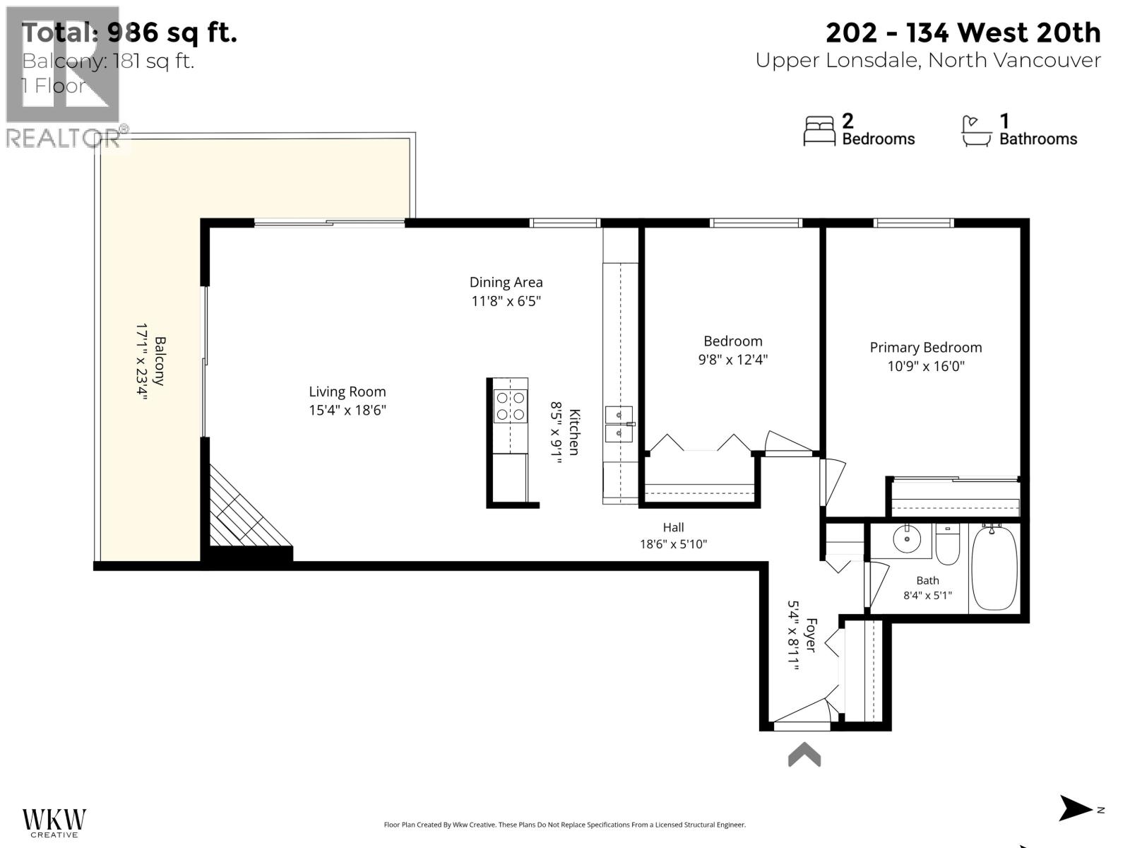 202 134 W 20th Street, North Vancouver, British Columbia  V7M 1Y4 - Photo 31 - R3130543
