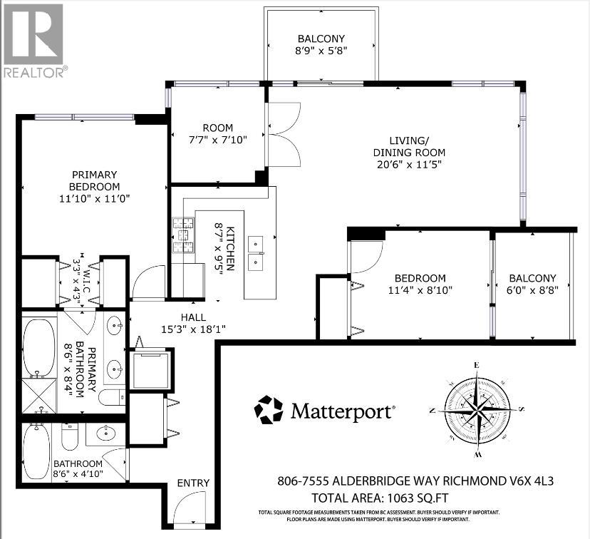 806 7555 Alderbridge Way, Richmond, British Columbia  V6X 4L3 - Photo 40 - R3093400