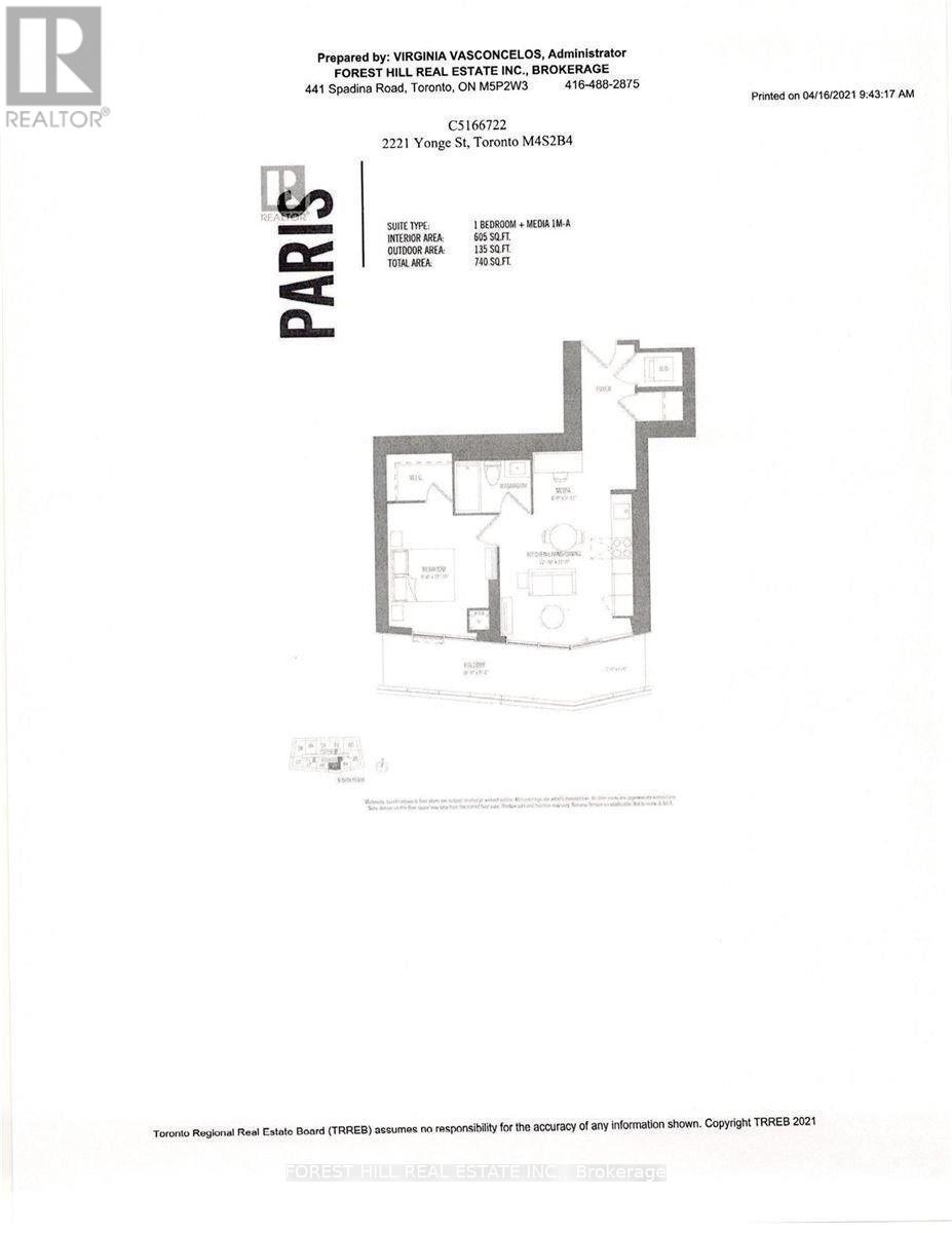5305 - 2221 Yonge Street, Toronto, Ontario  M4S 2B4 - Photo 20 - C13226636