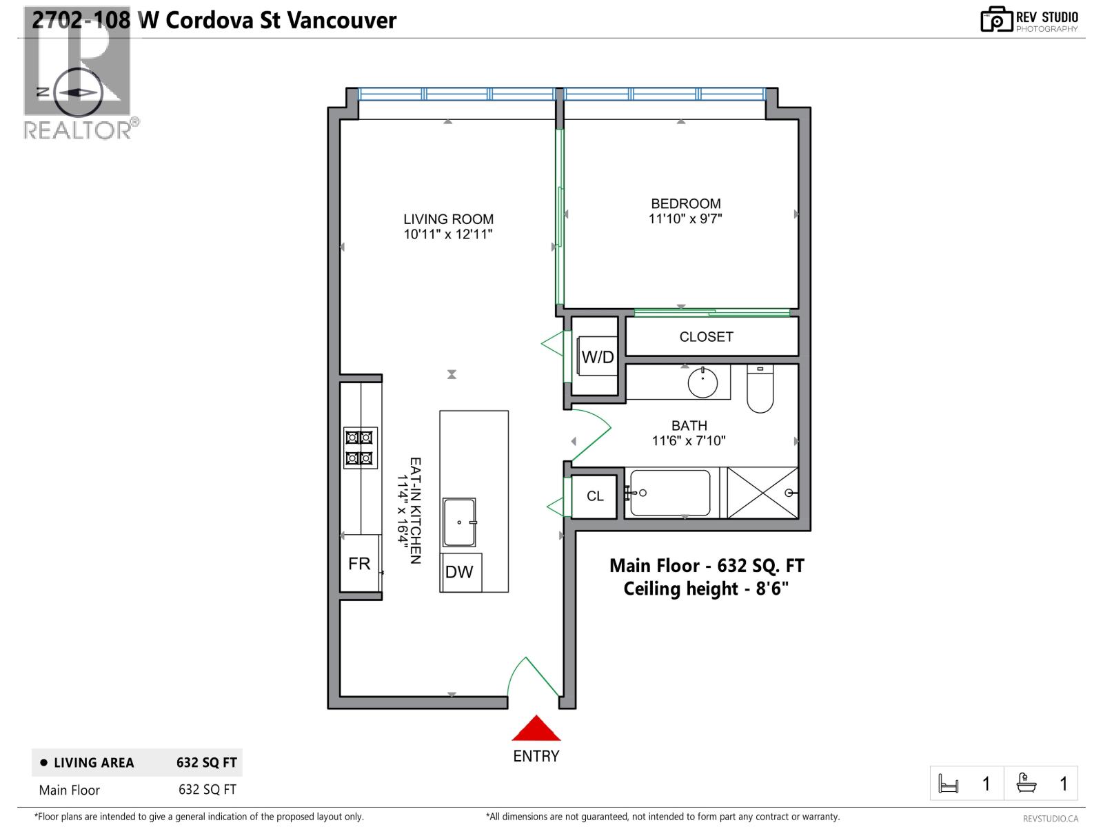 2702 108 W Cordova Street, Vancouver, British Columbia  V6B 0G5 - Photo 14 - R3130507