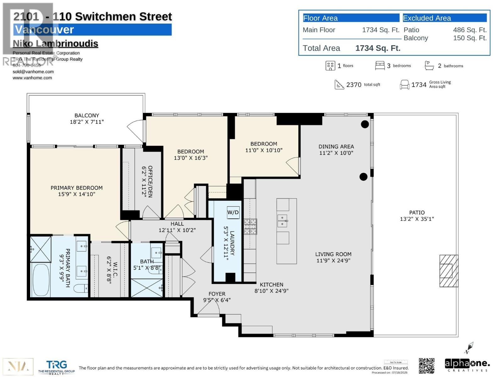 2101 110 Switchmen Street, Vancouver, British Columbia  V6A 0C6 - Photo 32 - R3131007