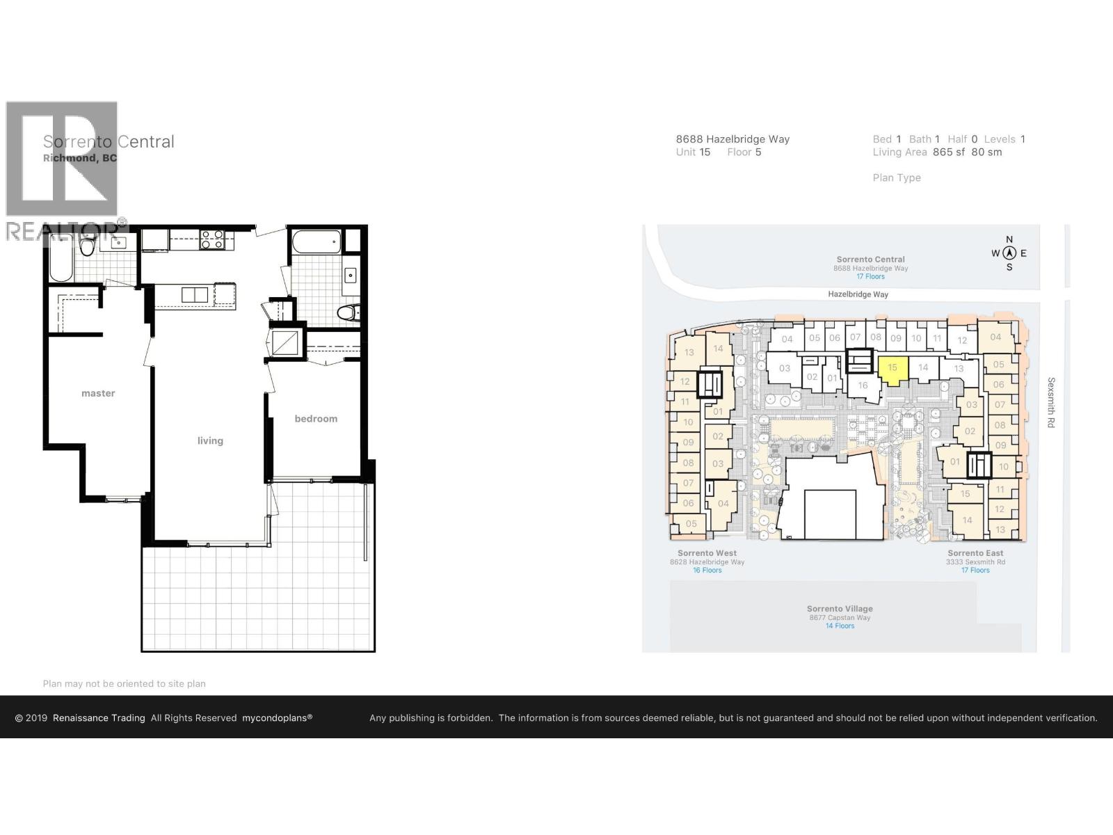 515 8688 Hazelbridge Way, Richmond, British Columbia  V6X 0R6 - Photo 33 - R3131089