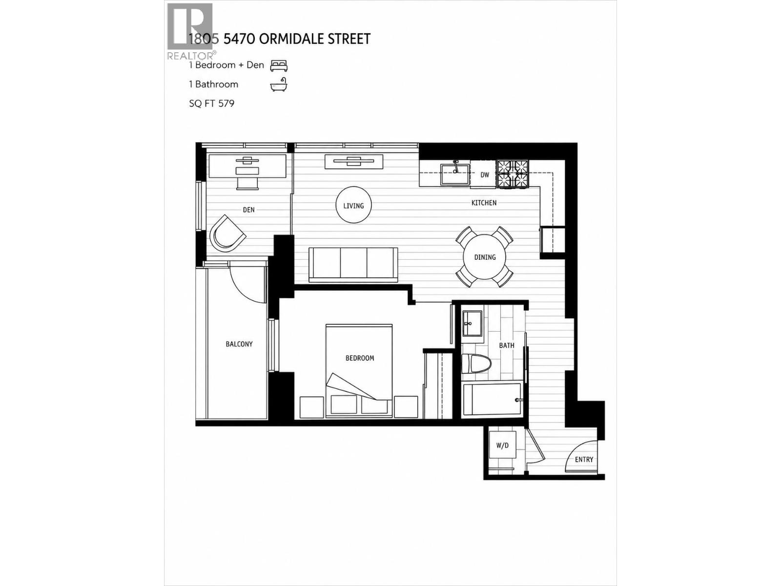 1805 5470 Ormidale Street, Vancouver, British Columbia  V5R 0G6 - Photo 15 - R3130307