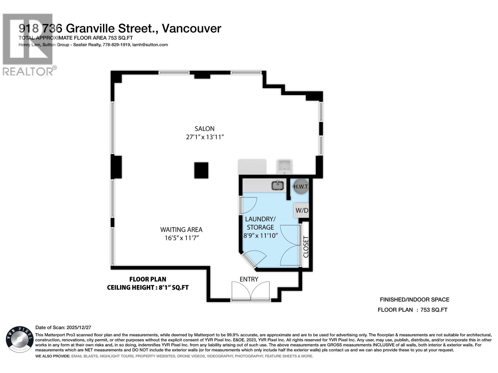 918 736 Granville Street, Vancouver, British Columbia  V6Z 1G3 - Photo 16 - C8079262