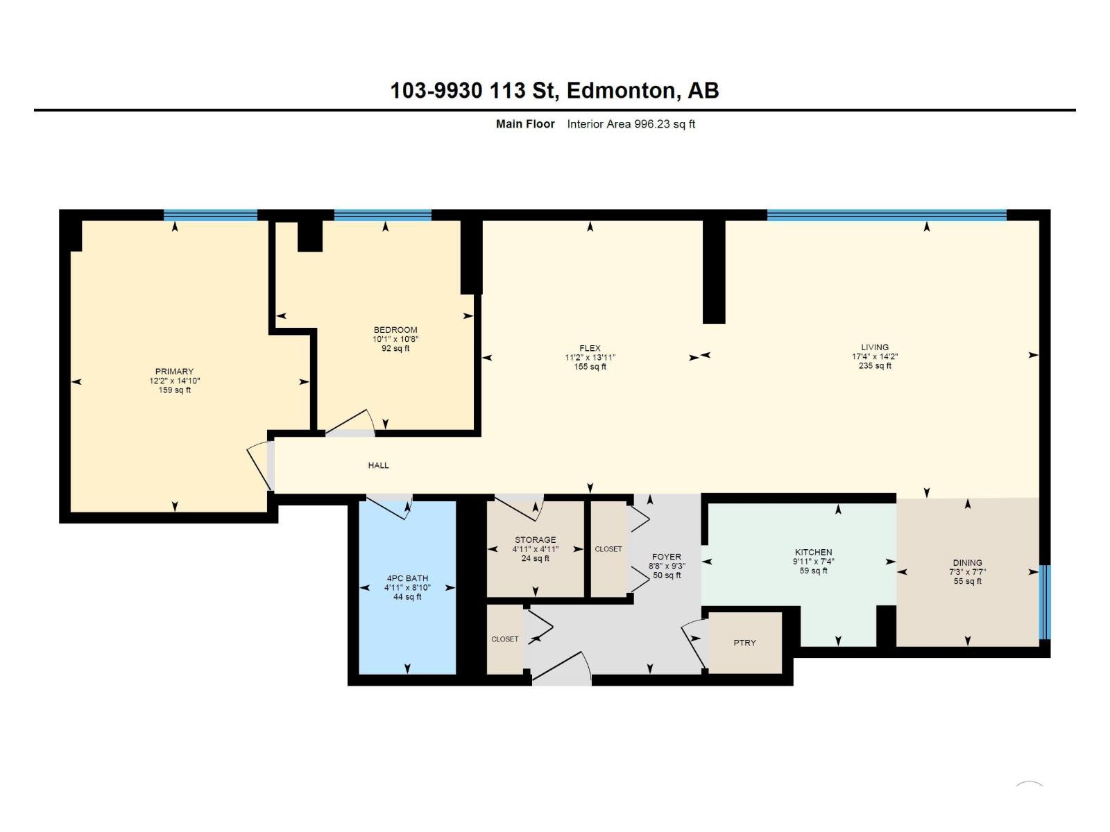 #103 9930 113 St NW, Edmonton, Alberta  T5K 1N8 - Photo 30 - E4489412