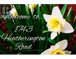 1743 HEATHERINGTON ROAD, Ottawa, Ontario