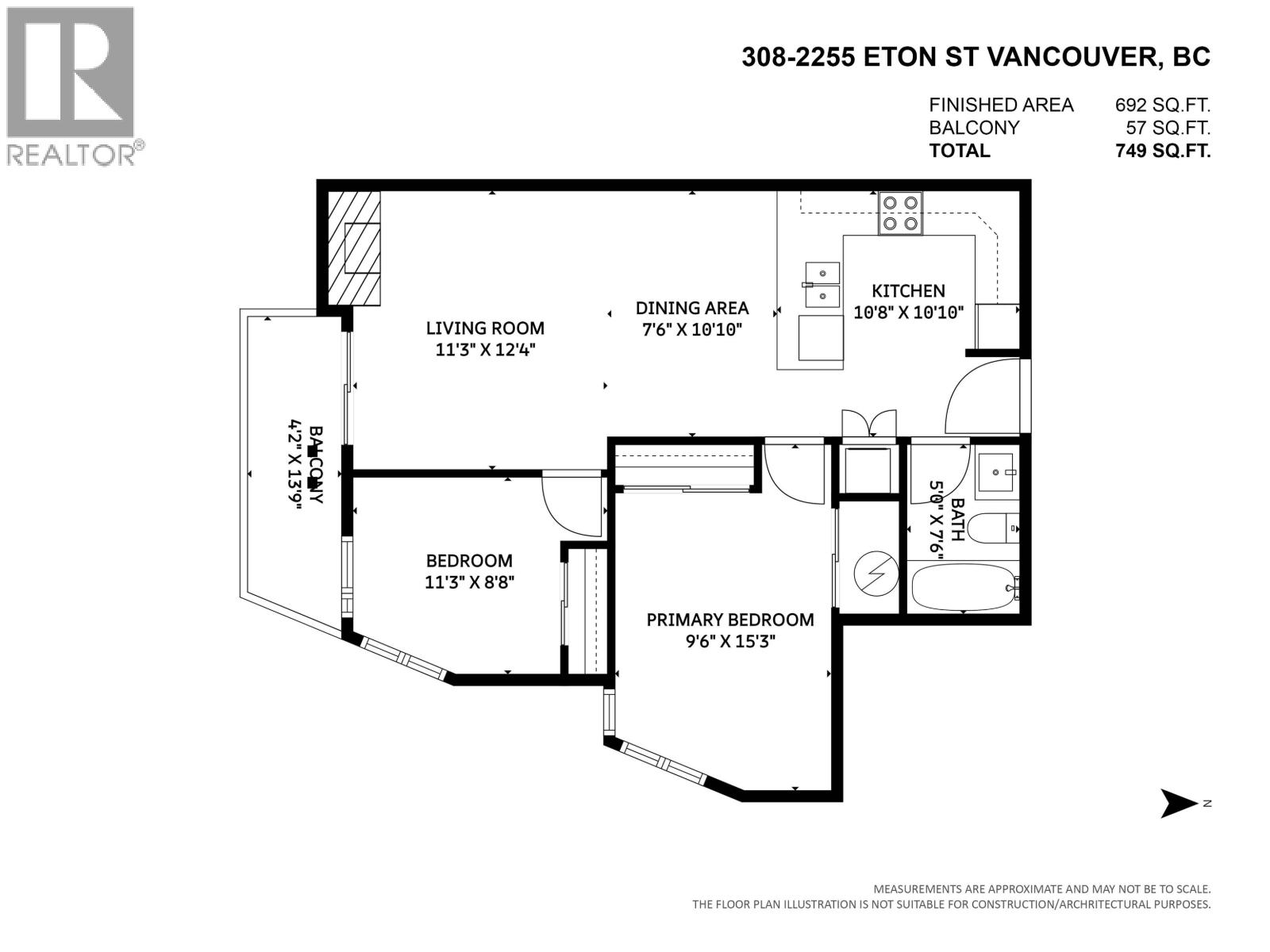 308 2255 Eton Street, Vancouver, British Columbia  V5L 1C9 - Photo 21 - R3131450
