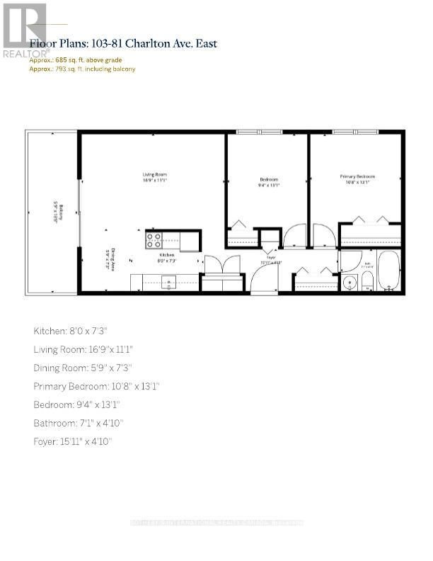 103 - 81 Charlton Avenue E, Hamilton, Ontario  L8N 1Y7 - Photo 22 - X13232684