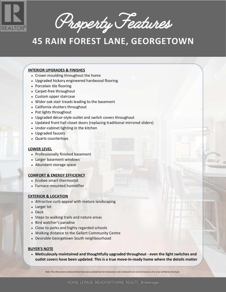 45 Rain Forest Lane, Halton Hills, Ontario  L7G 0L8 - Photo 35 - W13239172