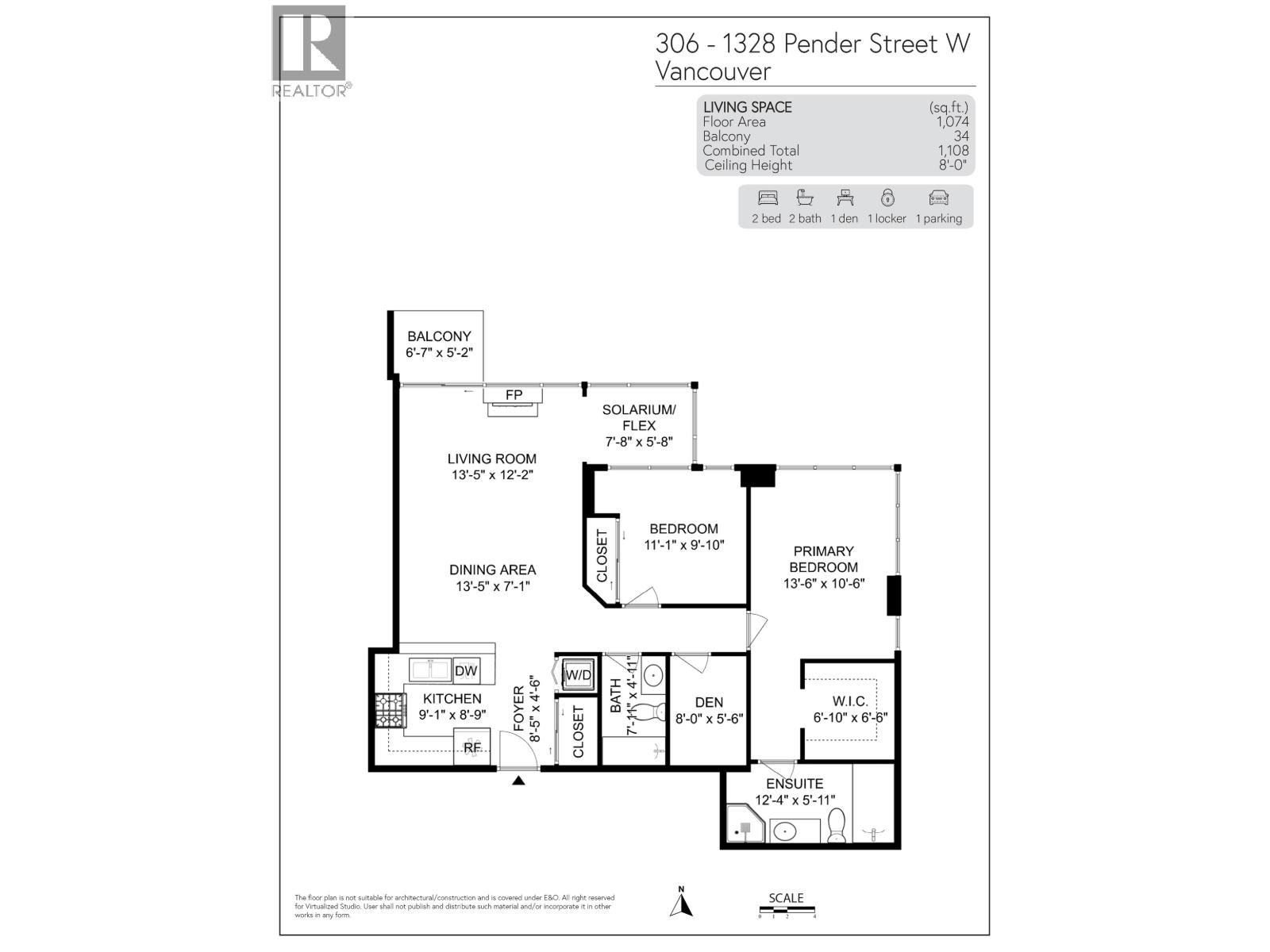 306 1328 W Pender Street, Vancouver, British Columbia  V6E 4T1 - Photo 5 - R3113721