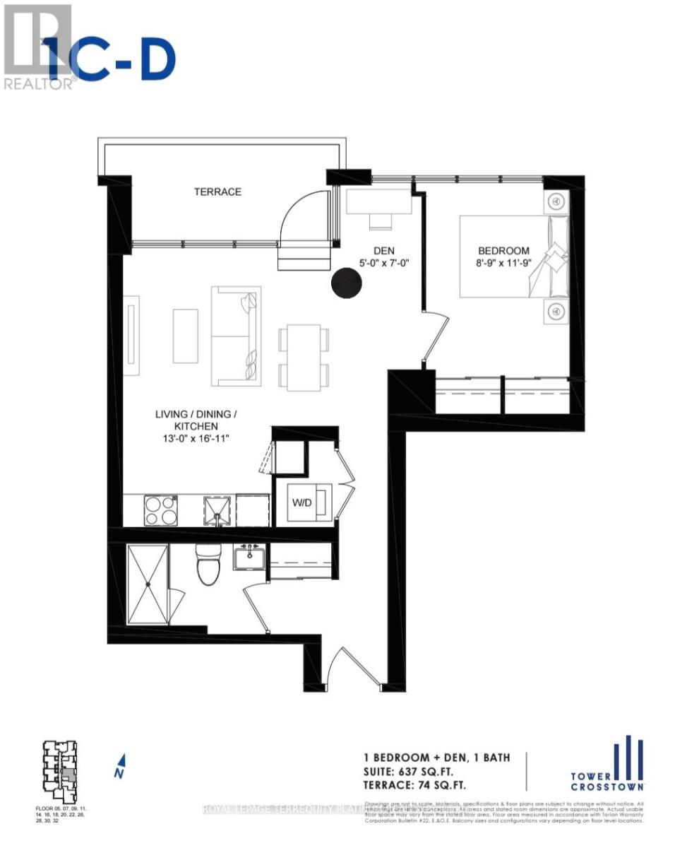 1107 - 5 Quarrington Lane, Toronto, Ontario  M3C 0S5 - Photo 21 - C13247828