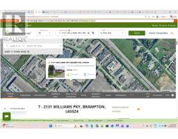 2131( UNIT 7) WILLIAMS PKY PARKWAY, Brampton, Ontario