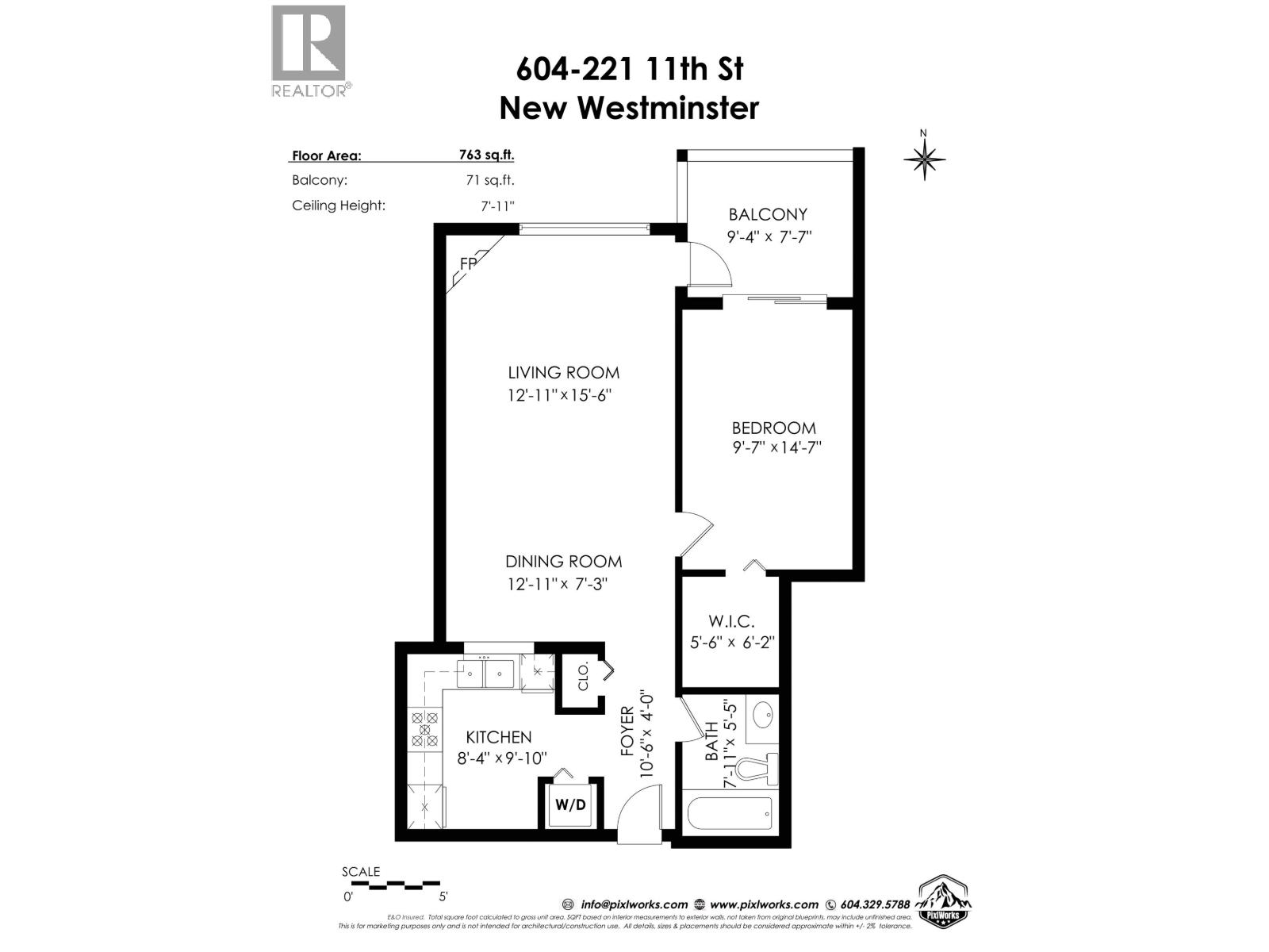 604 221 Eleventh Street, New Westminster, British Columbia  V3M 4C8 - Photo 2 - R3132572