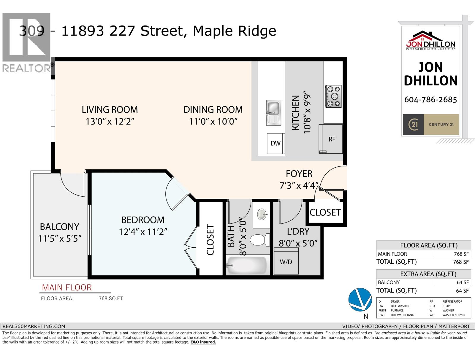 309 11893 227 Street, Maple Ridge, British Columbia  V2X 6H9 - Photo 2 - R3132717
