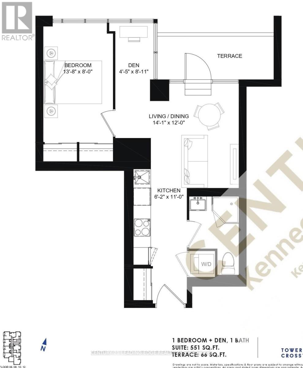 1506 - 5 Quarrington Lane, Toronto, Ontario  M3C 1H7 - Photo 21 - C13252972