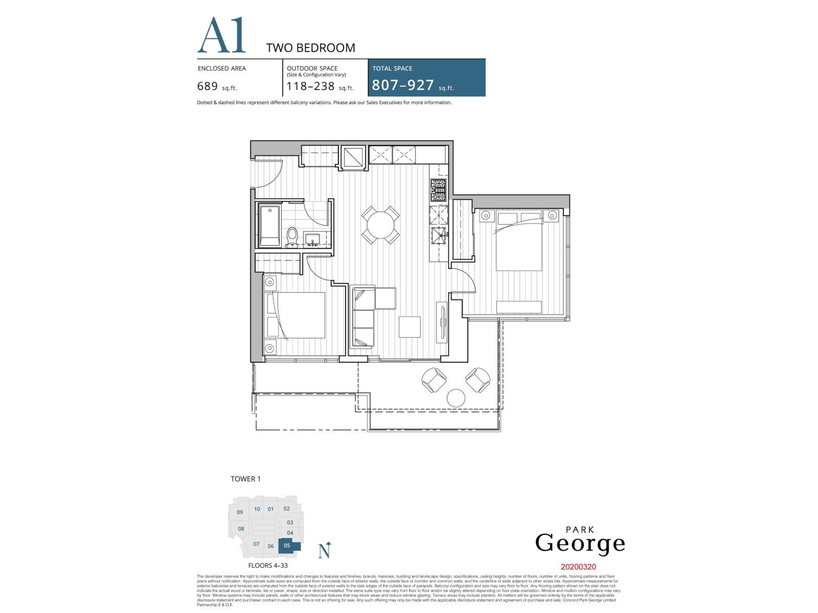 805 13768 100 Avenue, Surrey, British Columbia  V3T 0V2 - Photo 7 - R3040457