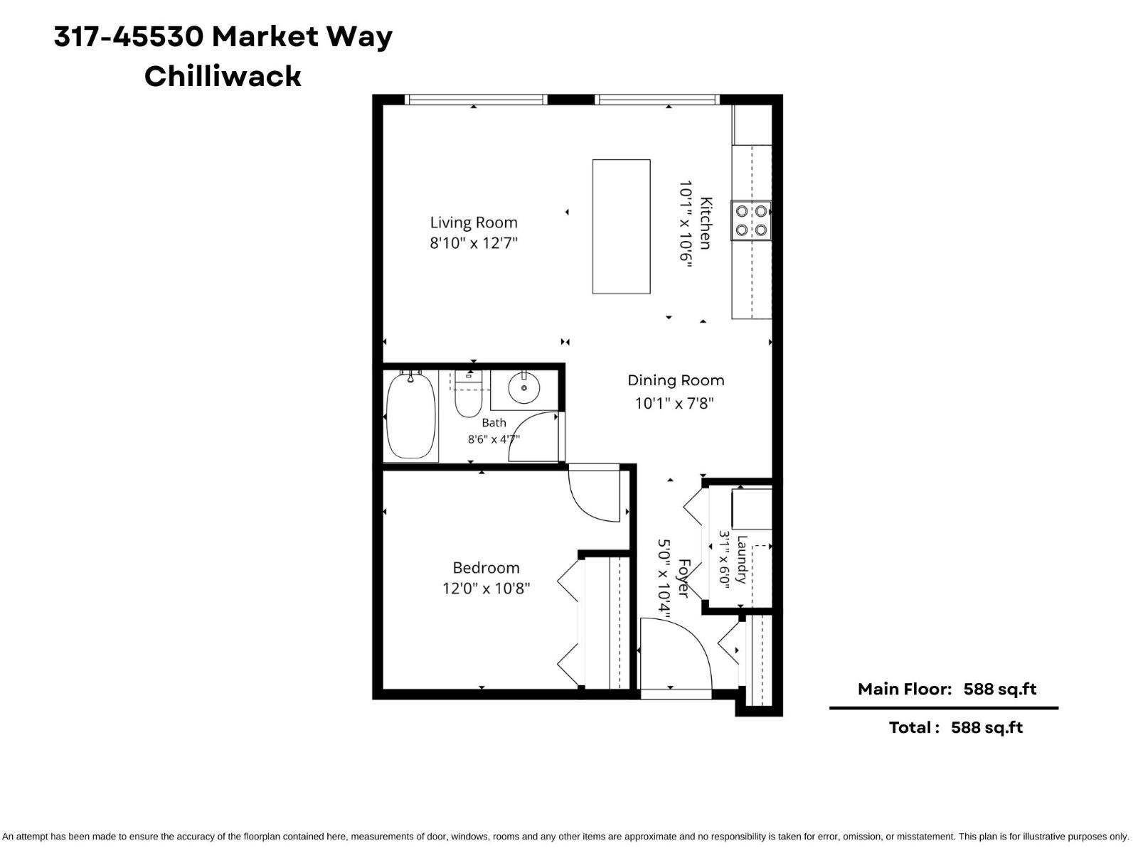 317 45530 Market Way, Garrison Crossing, Chilliwack, British Columbia  V2R 0M5 - Photo 5 - R3130246