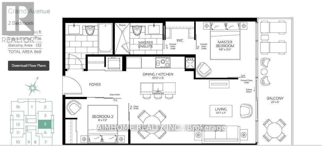 5103 - 488 University Avenue, Toronto, Ontario  M5G 0C1 - Photo 4 - C13411202