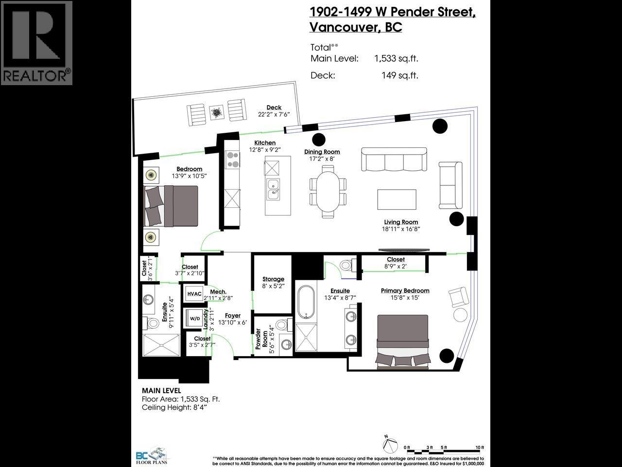 1902 1499 W Pender Street, Vancouver, British Columbia  V6G 0A7 - Photo 22 - R3132996