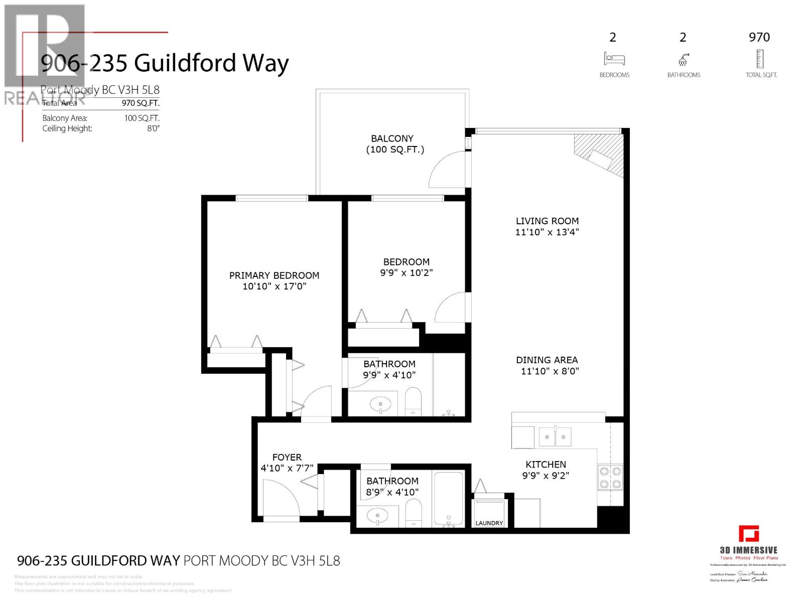 906 235 Guildford Way, Port Moody, British Columbia  V3H 5L8 - Photo 31 - R3113250