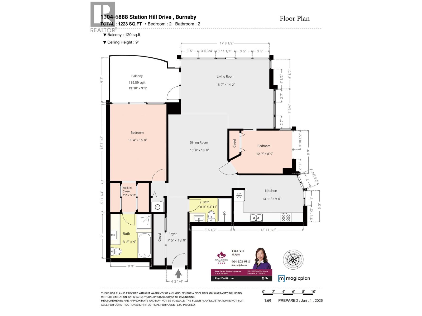 1304 6888 Station Hill Drive, Burnaby, British Columbia  V3N 4X5 - Photo 20 - R3133274