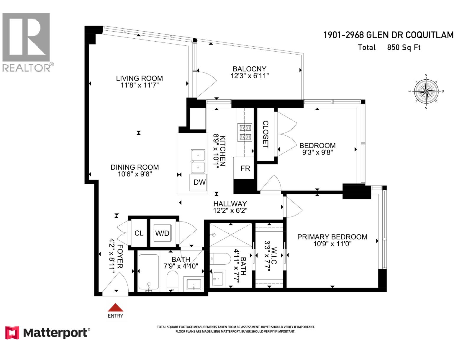 1901 2968 Glen Drive, Coquitlam, British Columbia  V3B 0C4 - Photo 40 - R3133321
