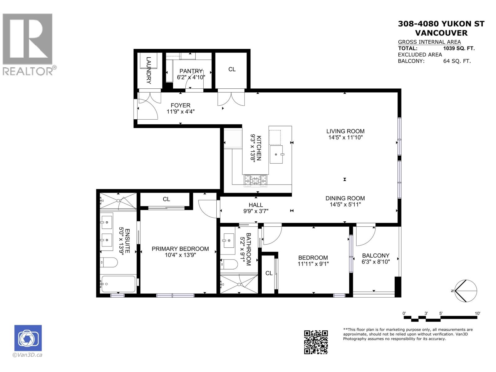 308 4080 Yukon Street, Vancouver, British Columbia  V5Y 0L4 - Photo 11 - R3133819