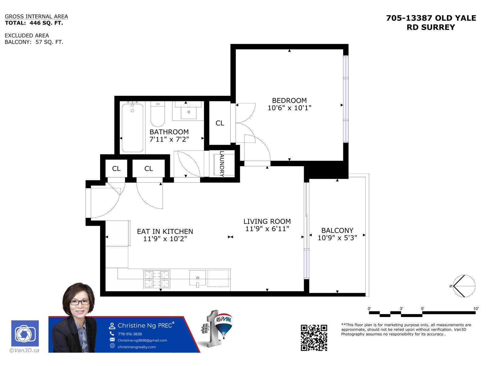 705 13387 Old Yale Road, Surrey, British Columbia  V3T 0V6 - Photo 40 - R3133366