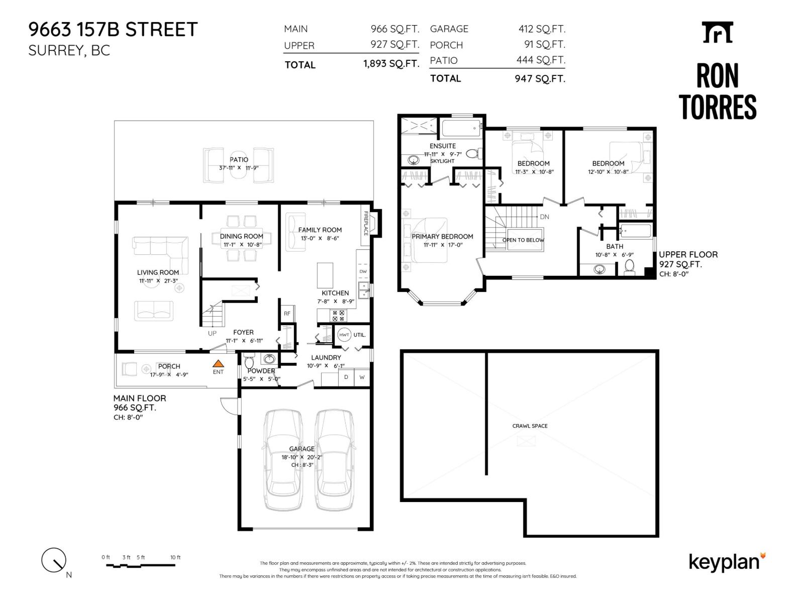 9663 157b Street, Surrey, British Columbia  V4N 2T3 - Photo 40 - R3133574