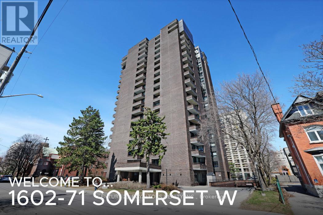 1602 - 71 SOMERSET STREET W, Ottawa, Ontario