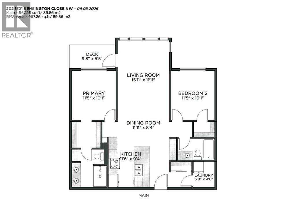 202, 1321 Kensington Close Nw, Calgary, Alberta  T2N 3J6 - Photo 3 - A2316413