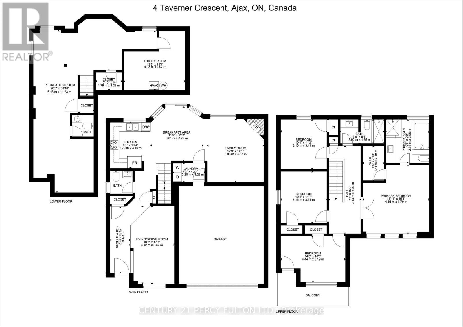 4 Taverner Crescent, Ajax, Ontario  L1T 4P7 - Photo 8 - E13428552