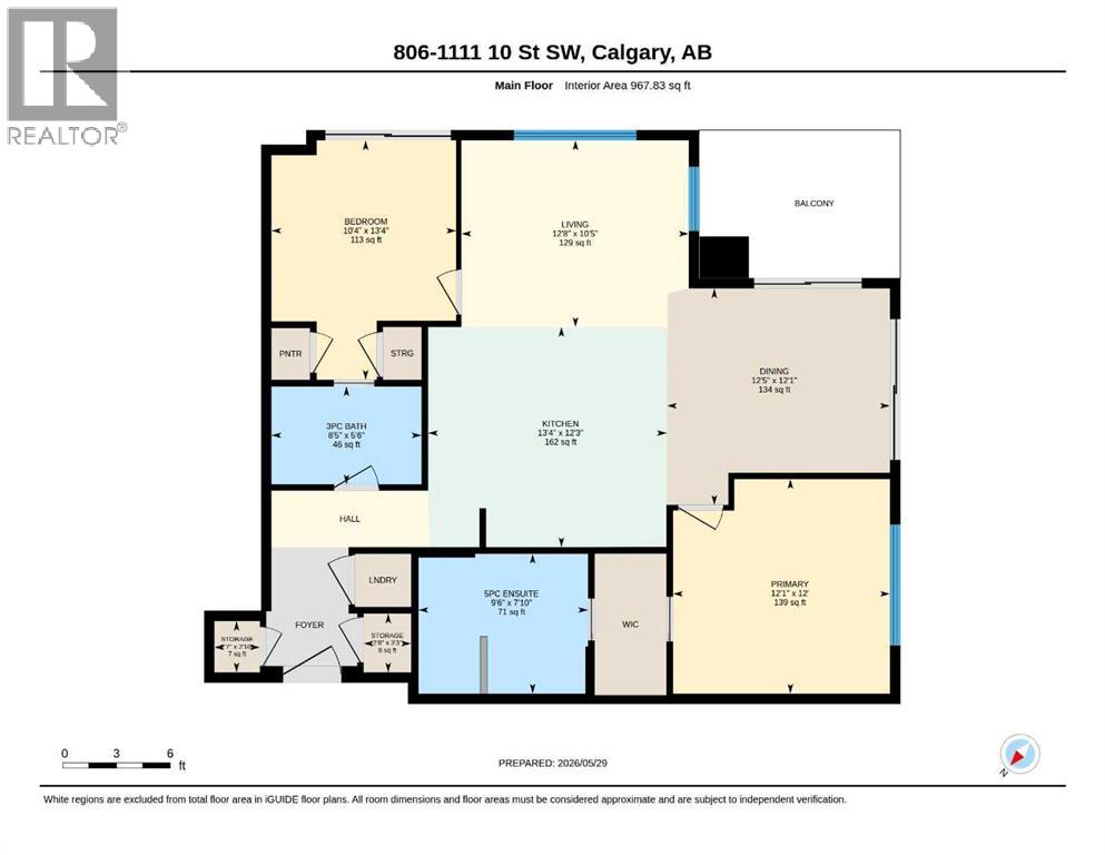 806, 1111 10 Street SW, Calgary, Alberta  T2R 1E3 - Photo 4 - A2315127