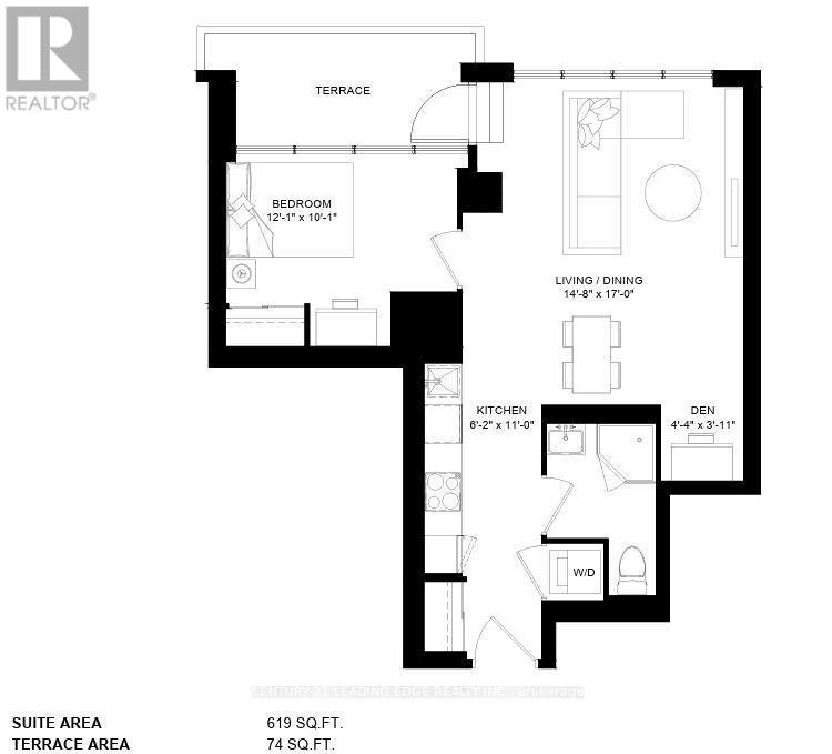 1606 - 5 Quarrington Lane, Toronto, Ontario  M3C 0S5 - Photo 6 - C13430612