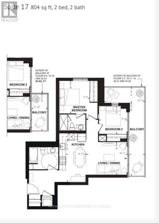 1517 - 2550 Simcoe Street N, Oshawa, Ontario  L1L 0R5 - Photo 14 - E13432290