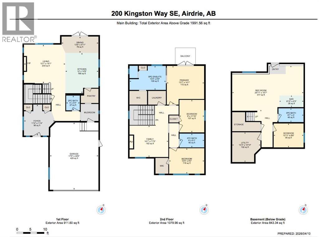 200 Kingston Way Se, Airdrie, Alberta  T4A 0K3 - Photo 49 - A2301054