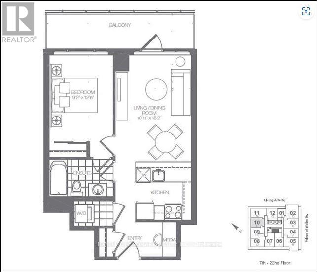 910 - 365 Prince Of Wales Drive, Mississauga, Ontario  L5B 0G6 - Photo 5 - W13435410
