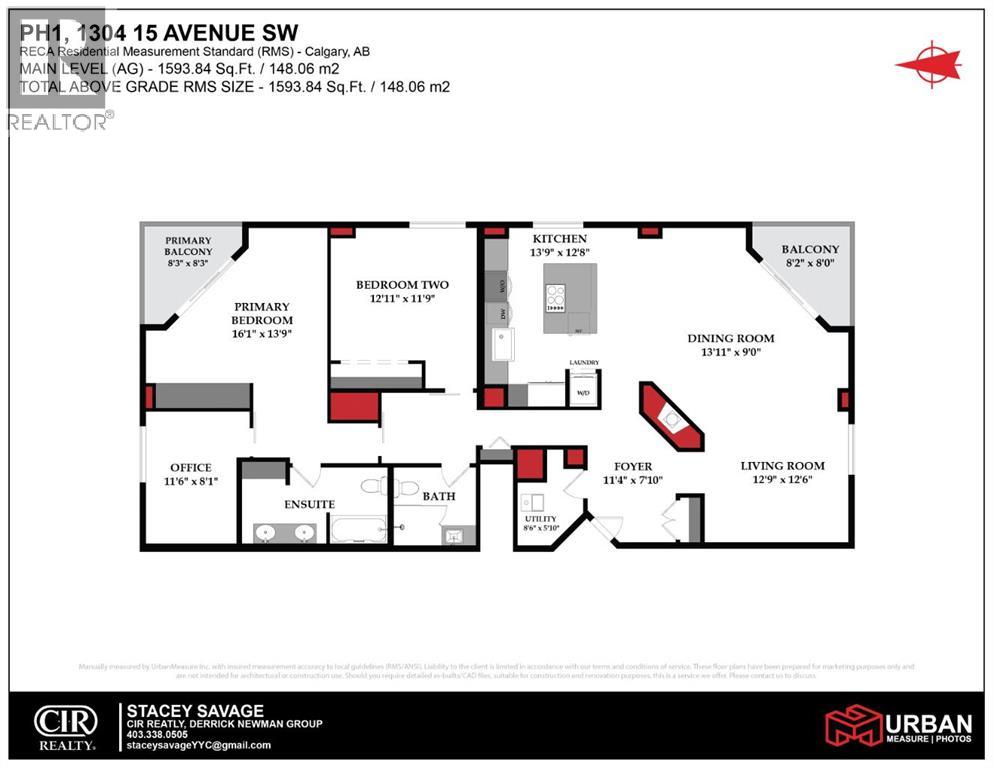 1, 1304 15 Avenue SW, Calgary, Alberta  T3C 0X7 - Photo 47 - A2316738