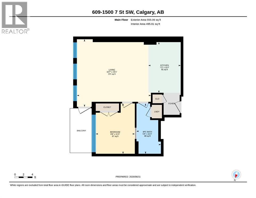 609, 1500 7 Street Sw, Calgary, Alberta  T2R 1A7 - Photo 27 - A2320606