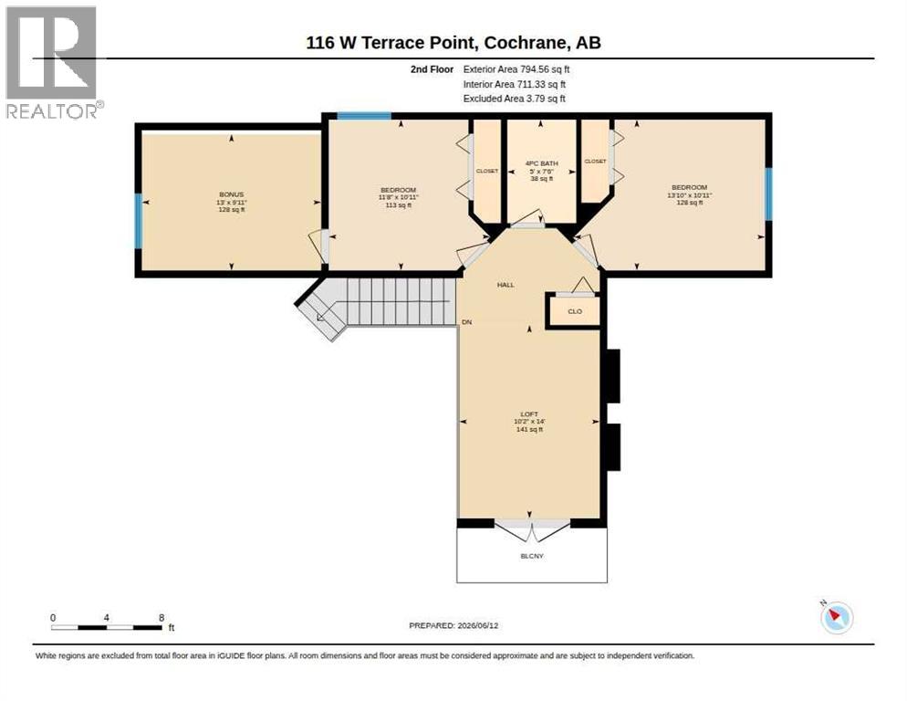 116 West Terrace Point, Cochrane, Alberta  T4C 1R6 - Photo 48 - A2320830