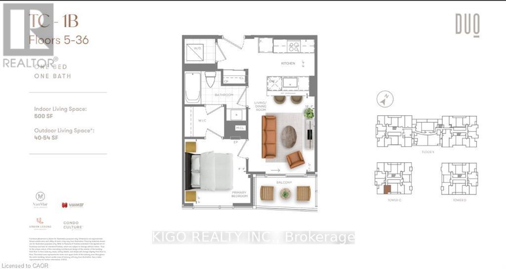 902 - 25 Wellington Street S, Kitchener, Ontario  N2G 0G5 - Photo 2 - X13442396