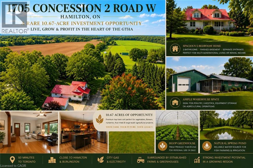 1705 W 2ND CONCESSION Road, Hamilton, Ontario