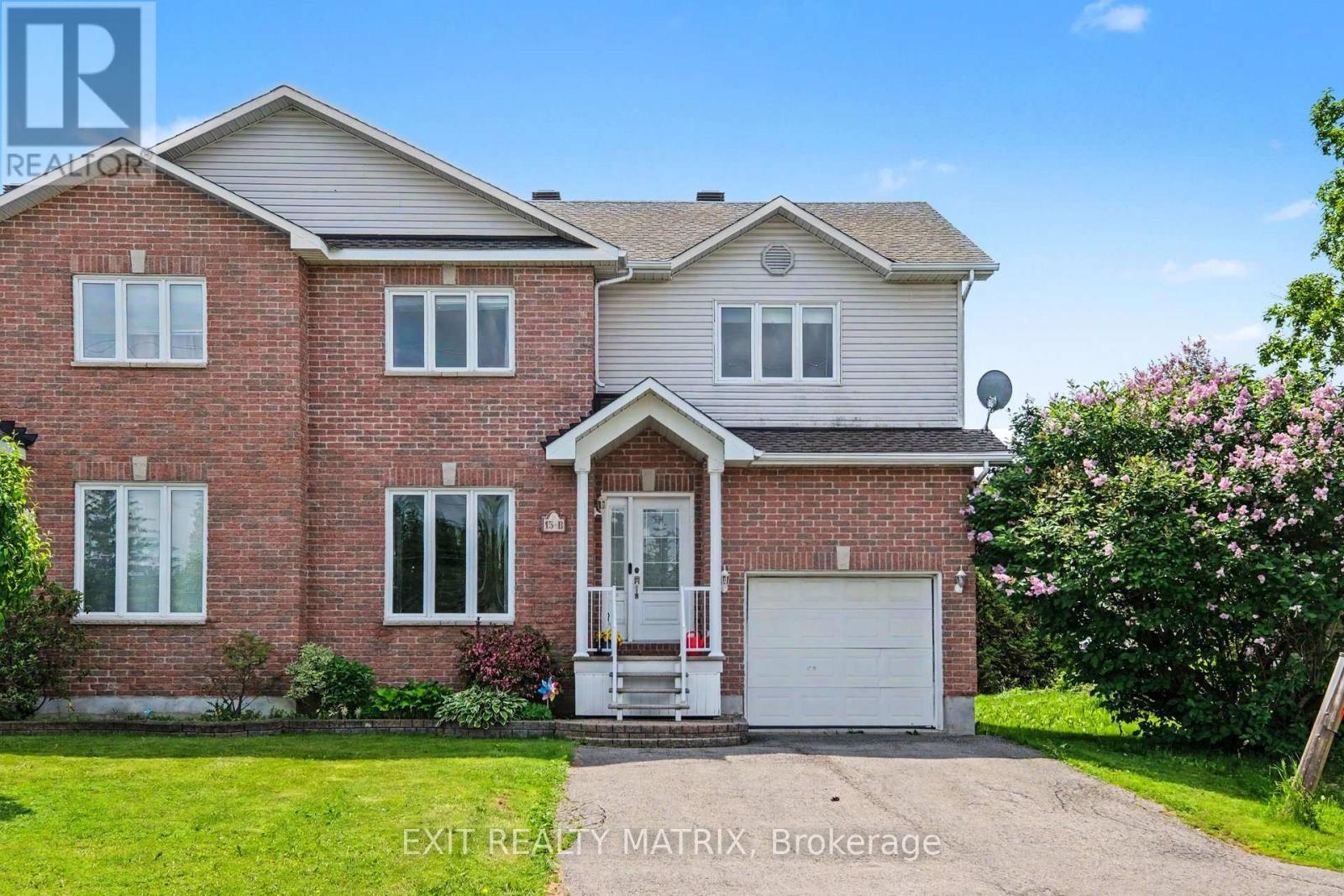 B - 15 BLAIS STREET, Russell, Ontario