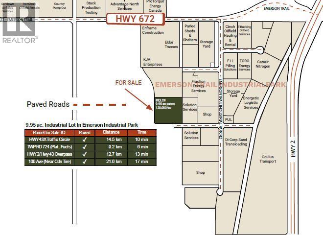 B2, L27 Pt: Nw-11-73-6-W6 Emerson Trail Industrial Pk Rd, Rural Grande Prairie No. 1, Alberta T0H 3C0 - Photo 1 - A2291579