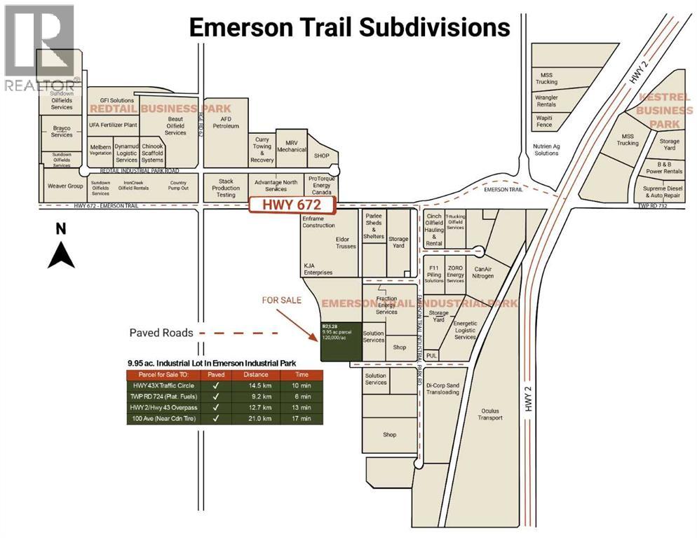 B2, L27 Pt: Nw-11-73-6-W6 Emerson Trail Industrial Pk Rd, Rural Grande Prairie No. 1, Alberta T0H 3C0 - Photo 3 - A2291579